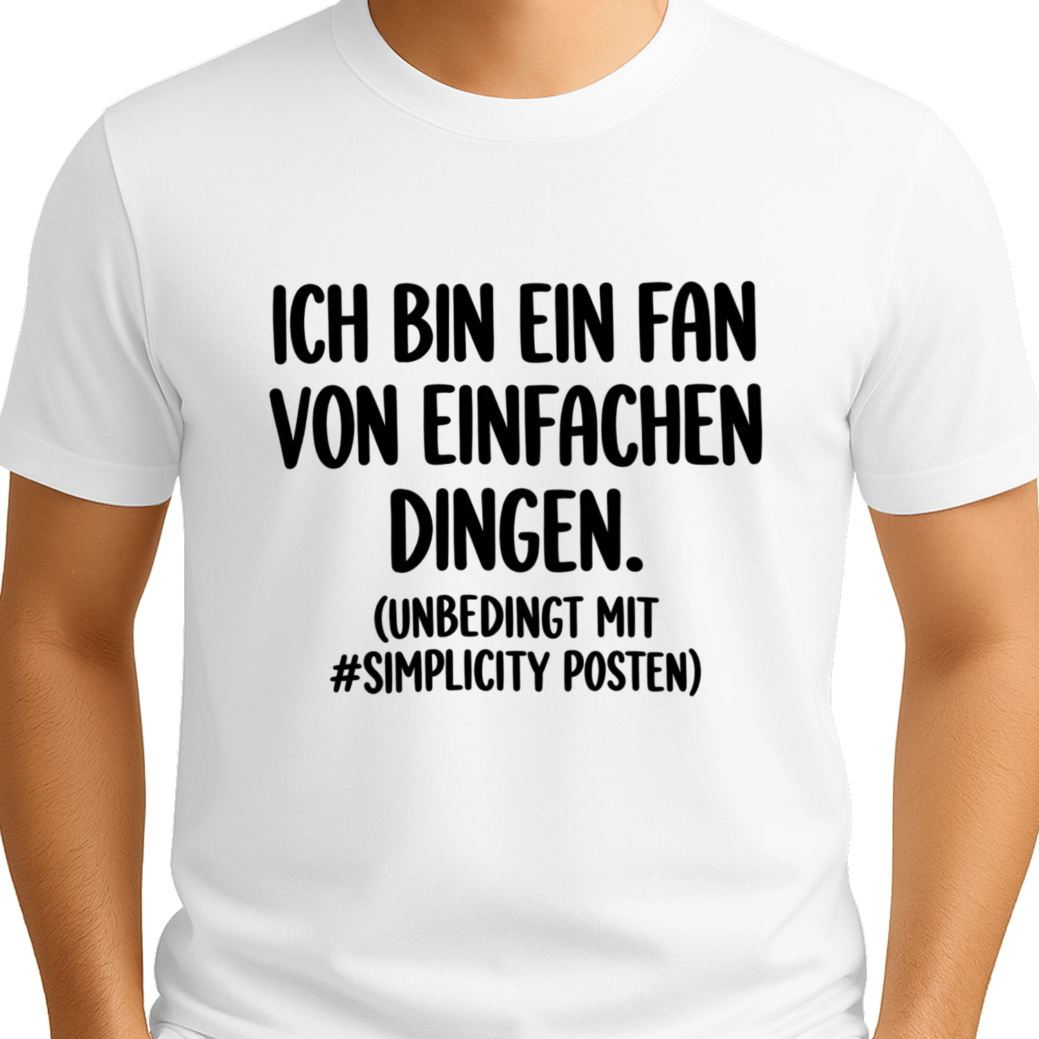 Lustiges T-Shirt – Fan einfacher Dinge