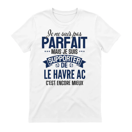 je ne suis pas parfait mais je suis supporter de Le Havre AC c'est encore mieux