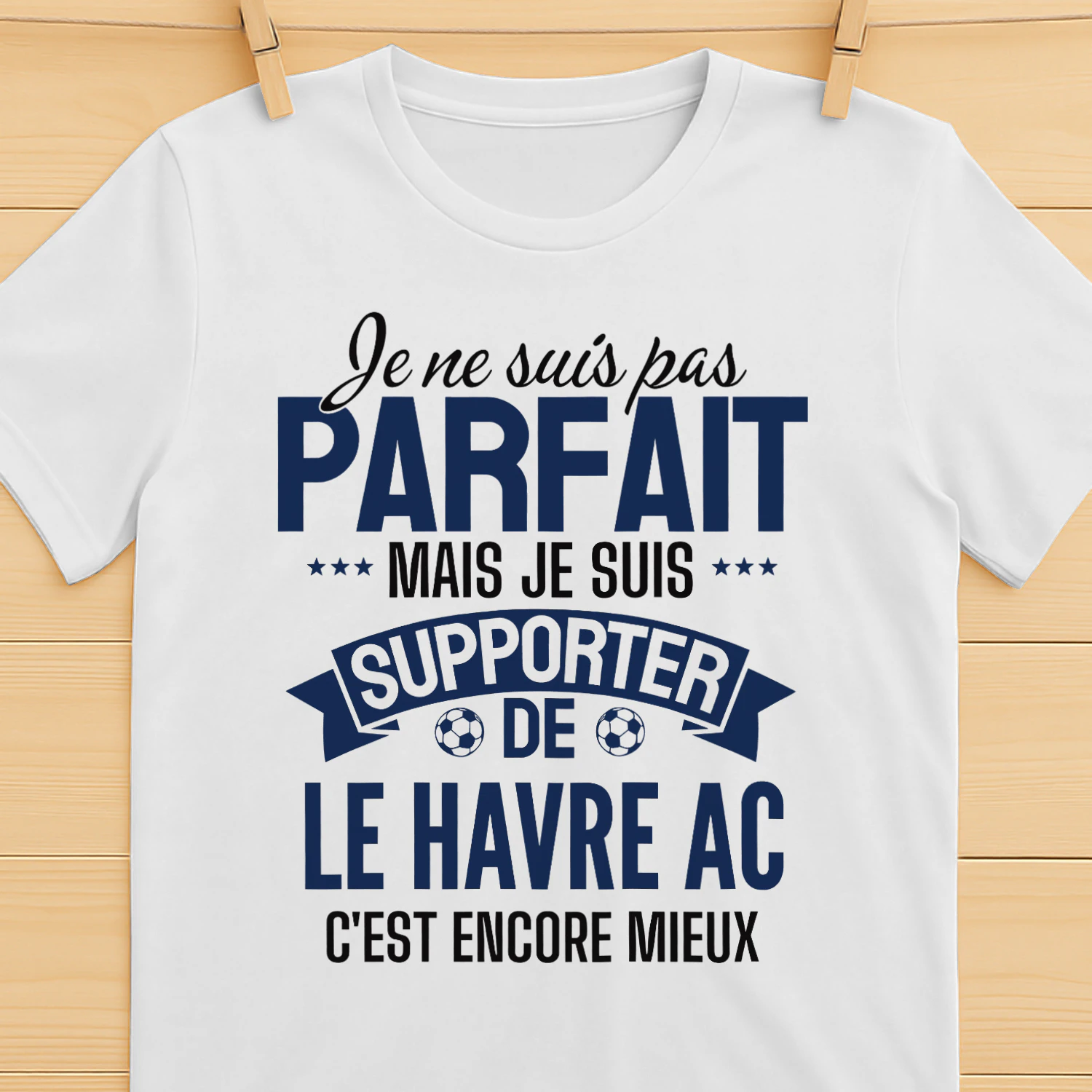 je ne suis pas parfait mais je suis supporter de Le Havre AC c'est encore mieux