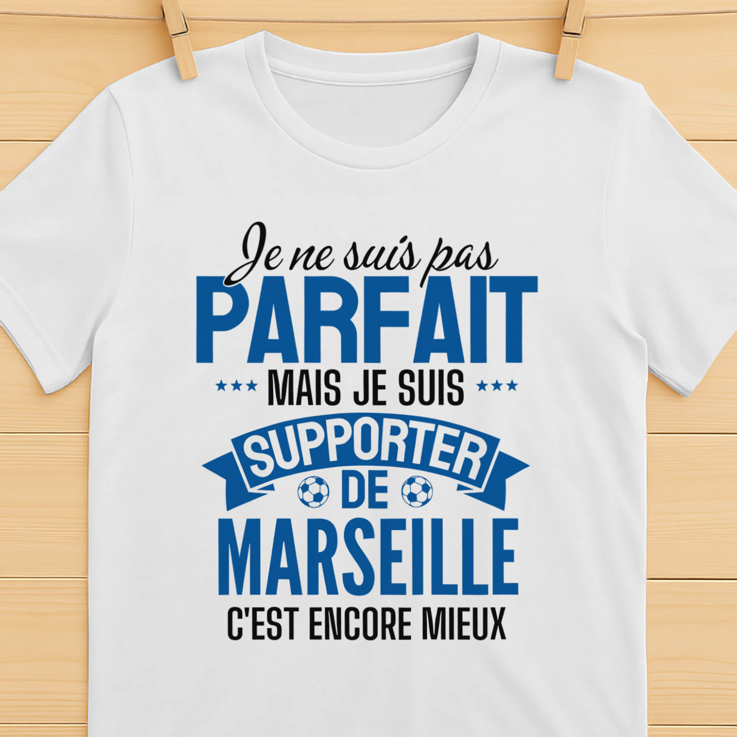 je ne suis pas parfait mais je suis supporter de marseille c'est encore mieux