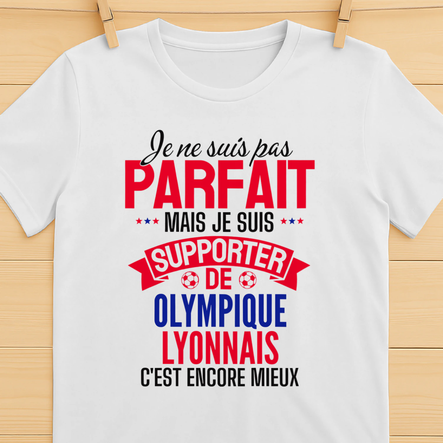 je ne suis pas parfait mais je suis supporter de olympique lyonnais c'est encore mieux