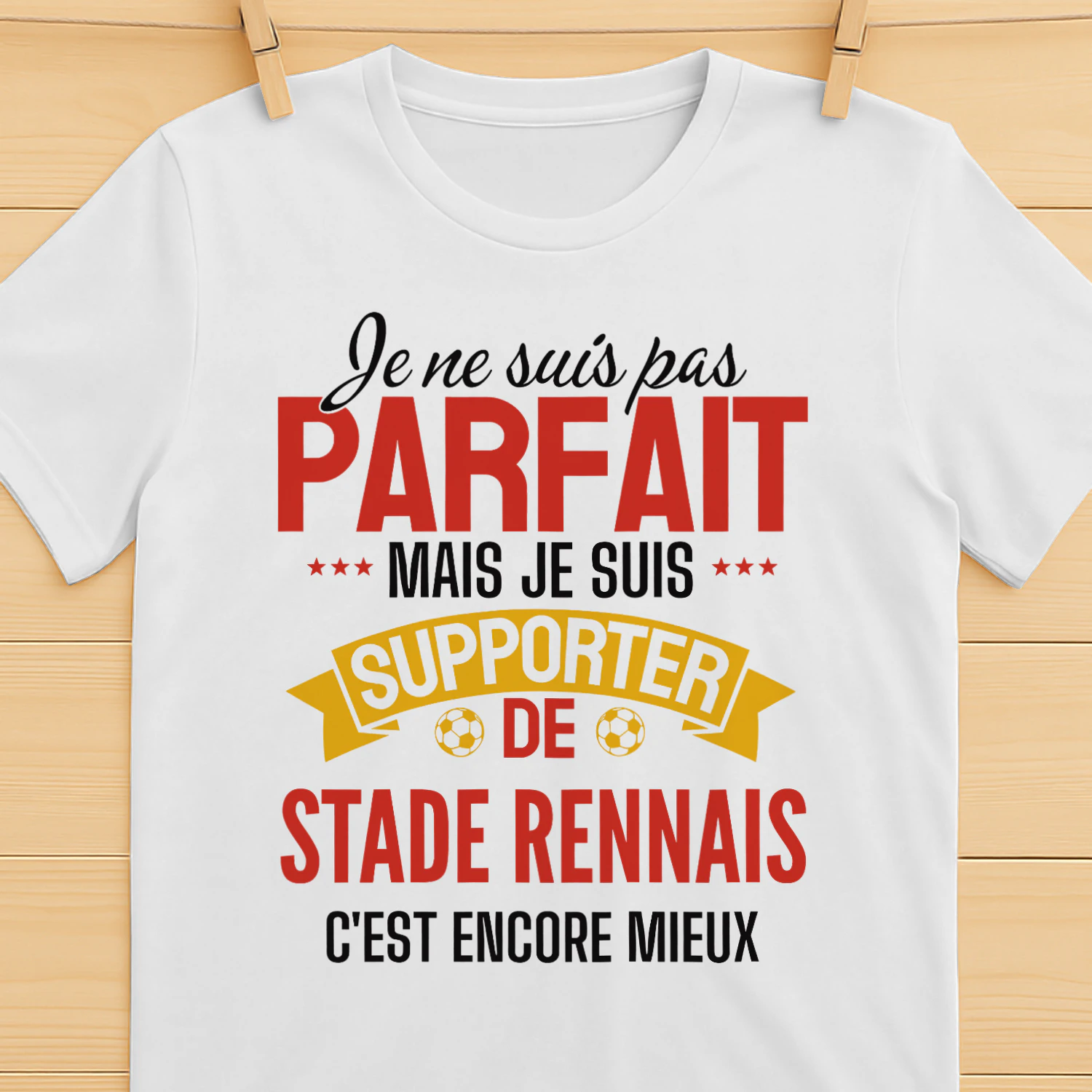 je ne suis pas parfait mais je suis supporter de stade rennes c'est encore mieux