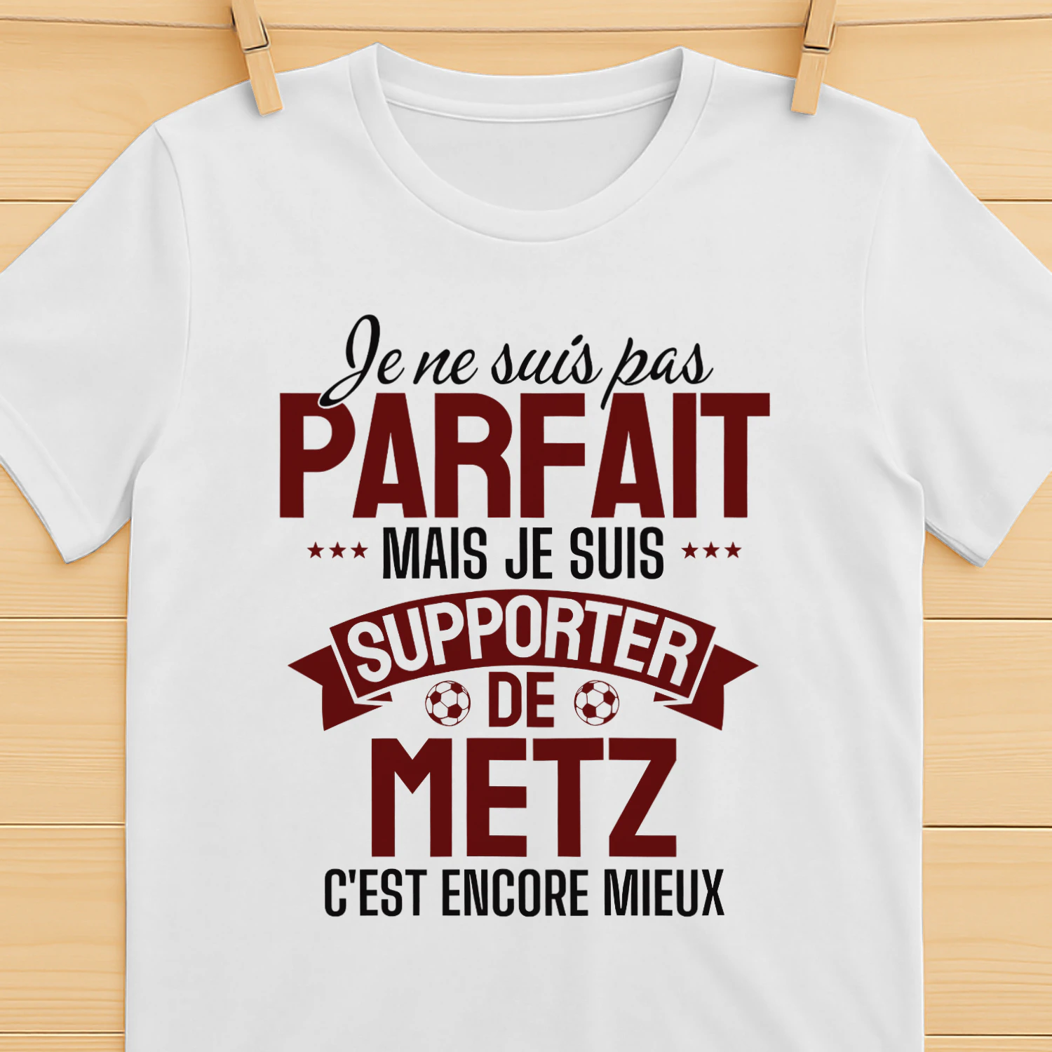 je ne suis pas parfait mais je suis supporter de metz c'est encore mieux