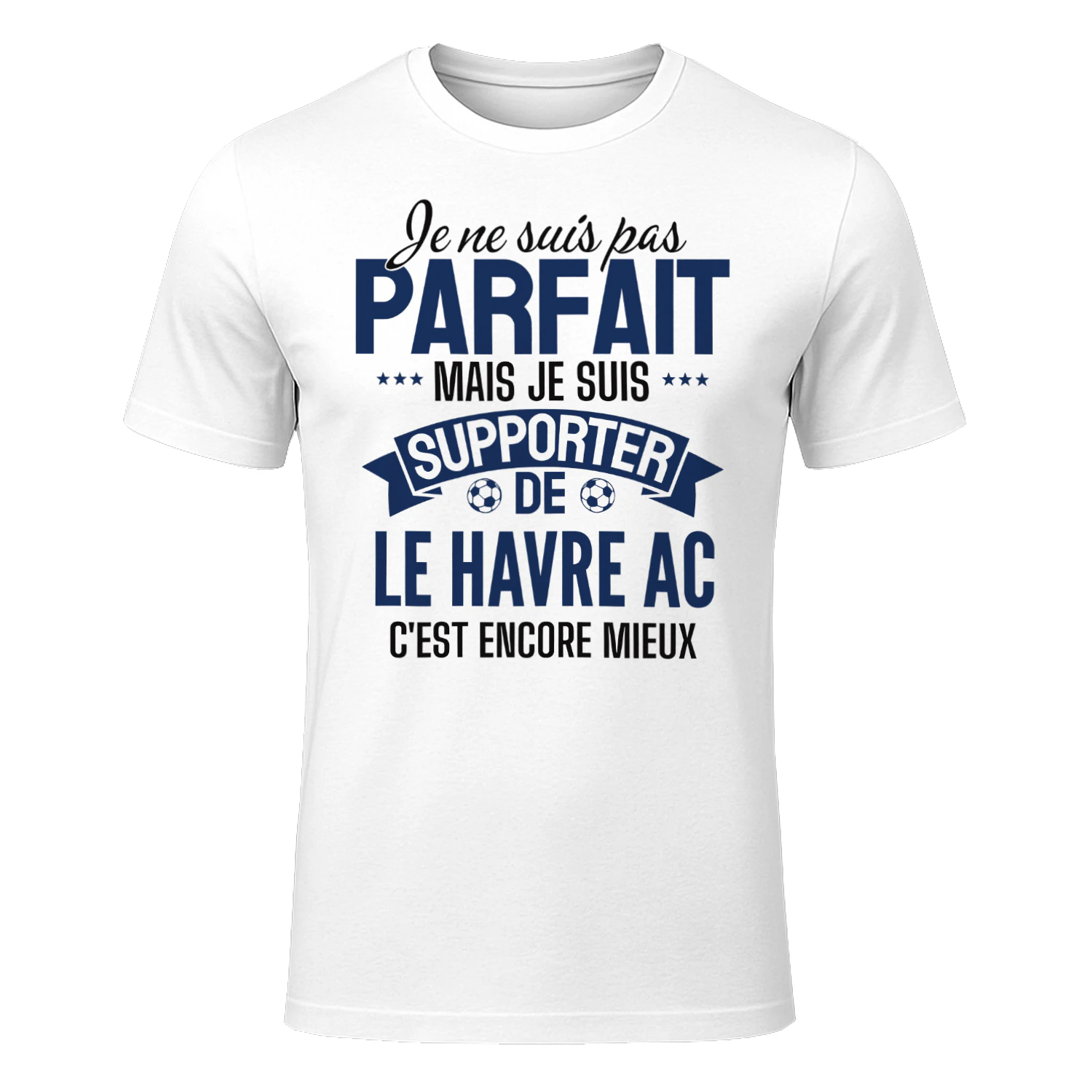 je ne suis pas parfait mais je suis supporter de Le Havre AC c'est encore mieux
