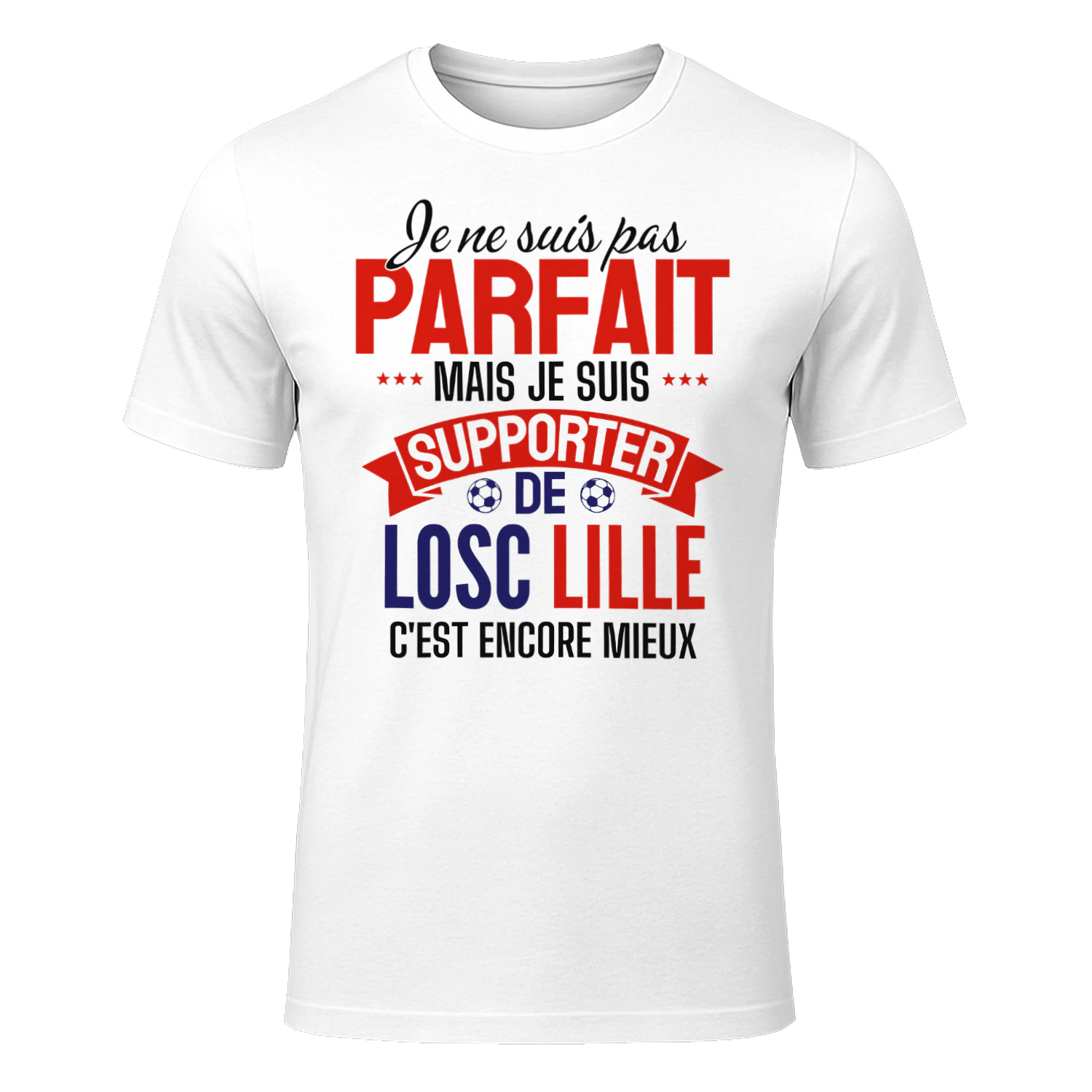 je ne suis pas parfait mais je suis supporter de LOSC LILLE c'est encore mieux