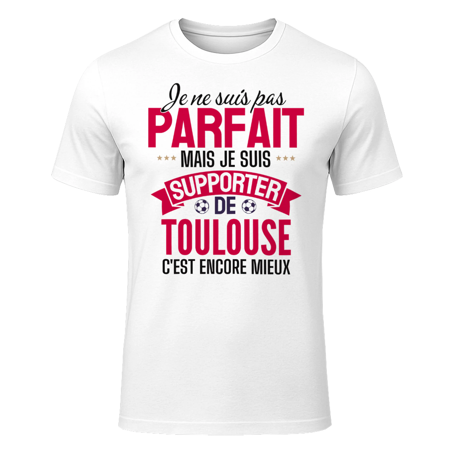 je ne suis pas parfait mais je suis supporter de toulouse c'est encore mieux