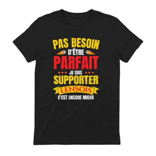 Pas besoin d'être parfait je suis supporter de lensois c'est encore mieux