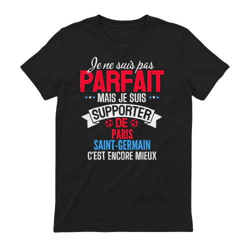 je ne suis pas parfait mais je suis supporter de Paris Saint-Germain c'est encore mieux