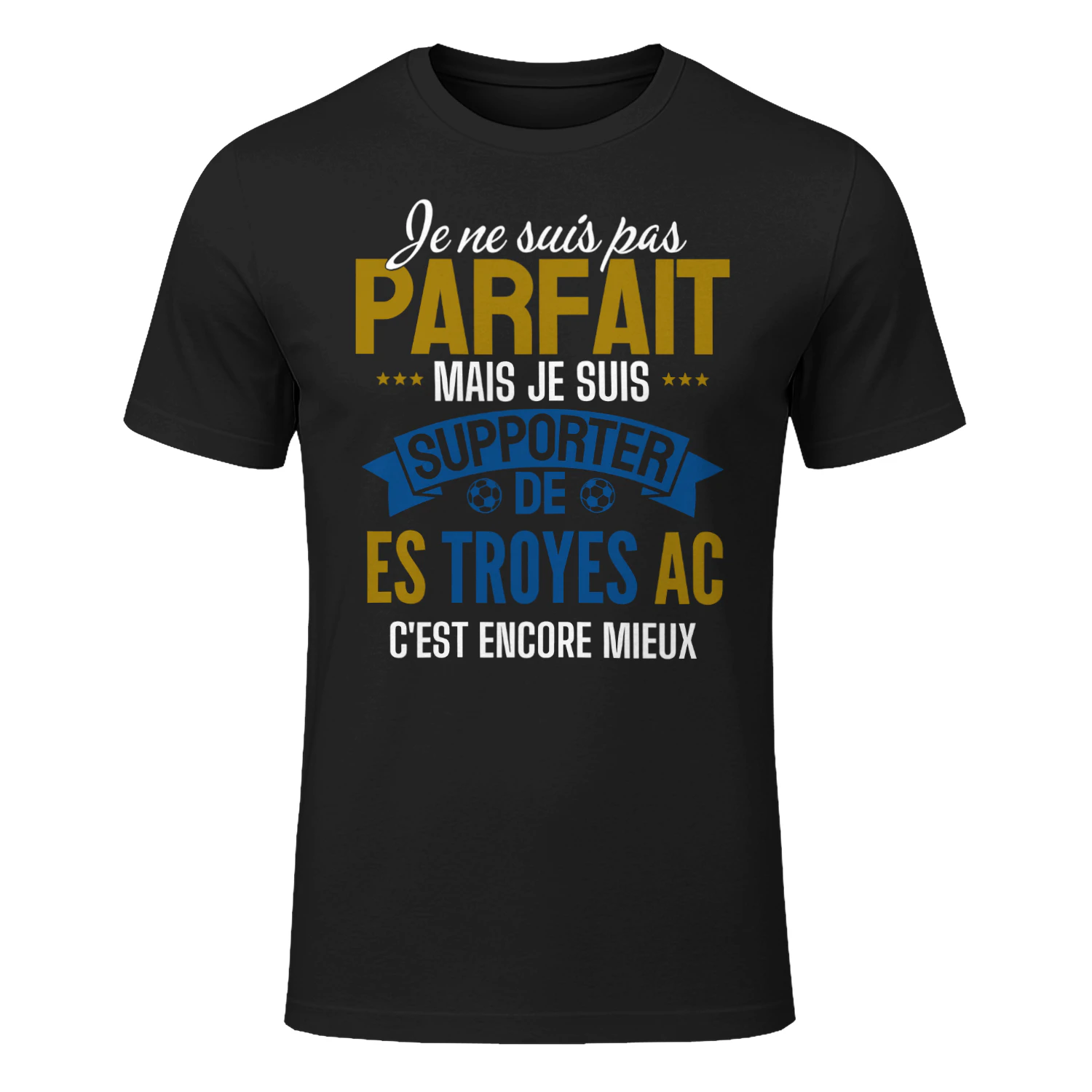  je ne suis pas parfait mais je suis supporter de ES Troyes AC c'est encore mieux