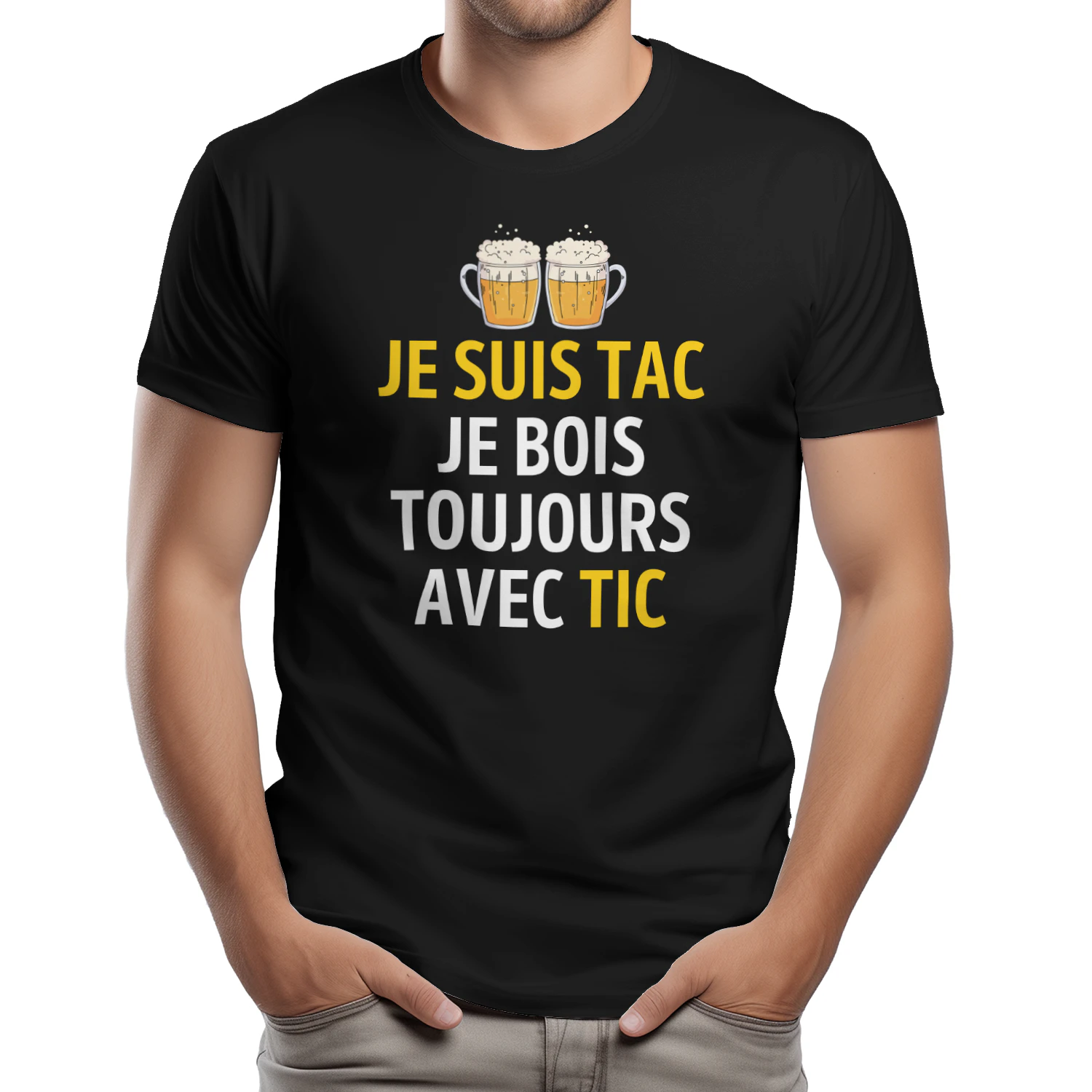 je suis tac je bois toujours avec tic