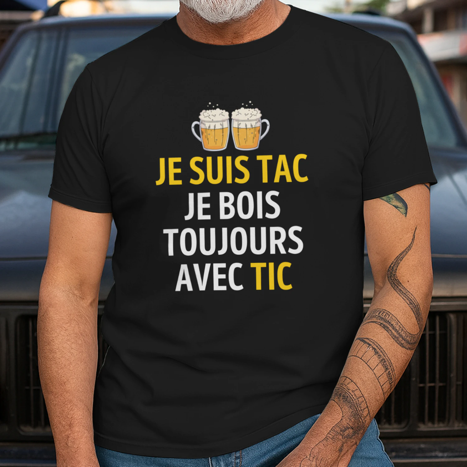 je suis tac je bois toujours avec tic
