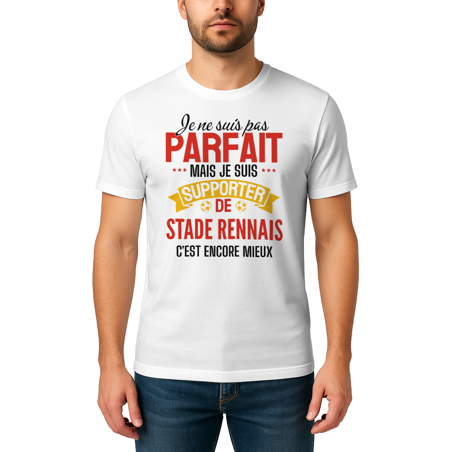 je ne suis pas parfait mais je suis supporter de stade rennes c'est encore mieux