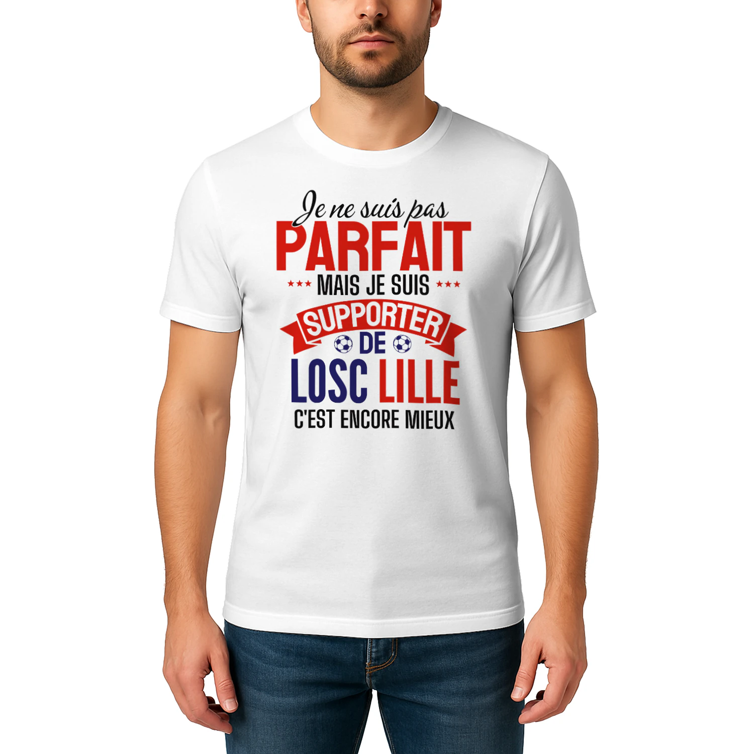 je ne suis pas parfait mais je suis supporter de LOSC LILLE c'est encore mieux
