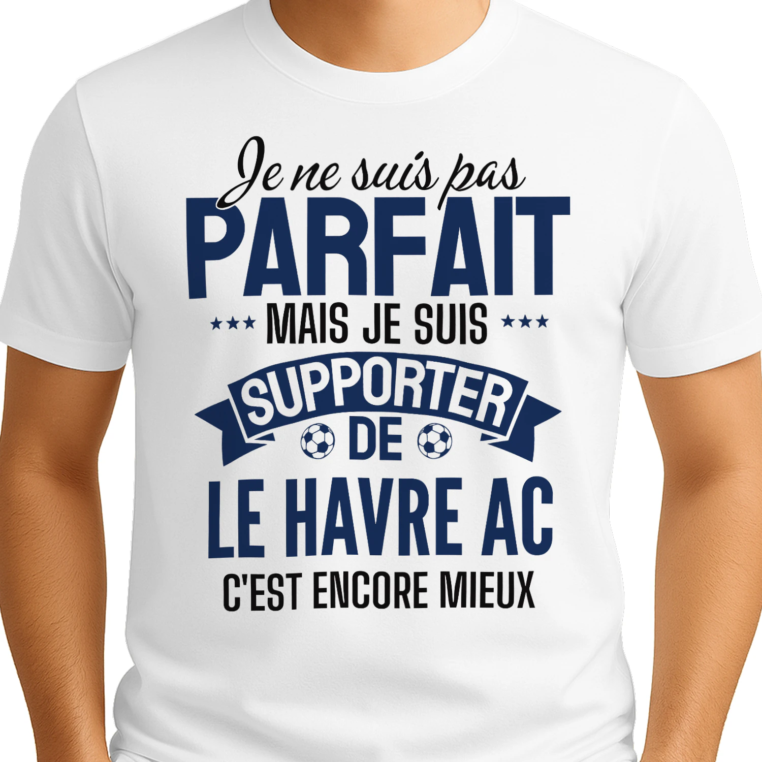 je ne suis pas parfait mais je suis supporter de Le Havre AC c'est encore mieux