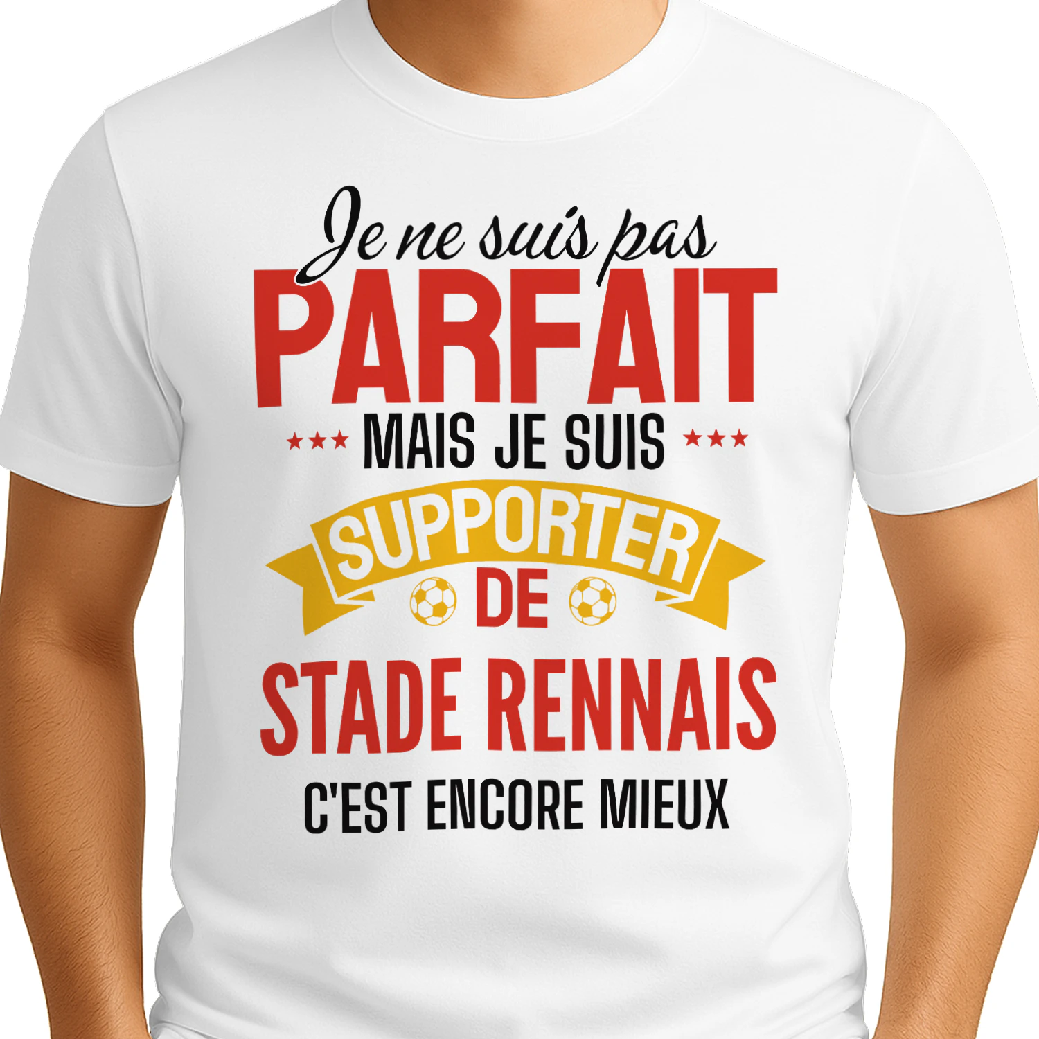 je ne suis pas parfait mais je suis supporter de stade rennes c'est encore mieux