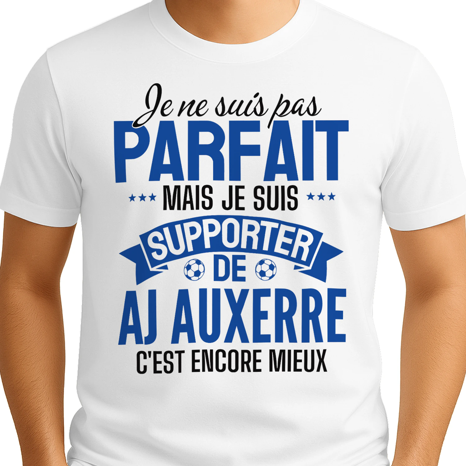 je ne suis pas parfait mais je suis supporter de AJ Auxerre c'est encore mieux
