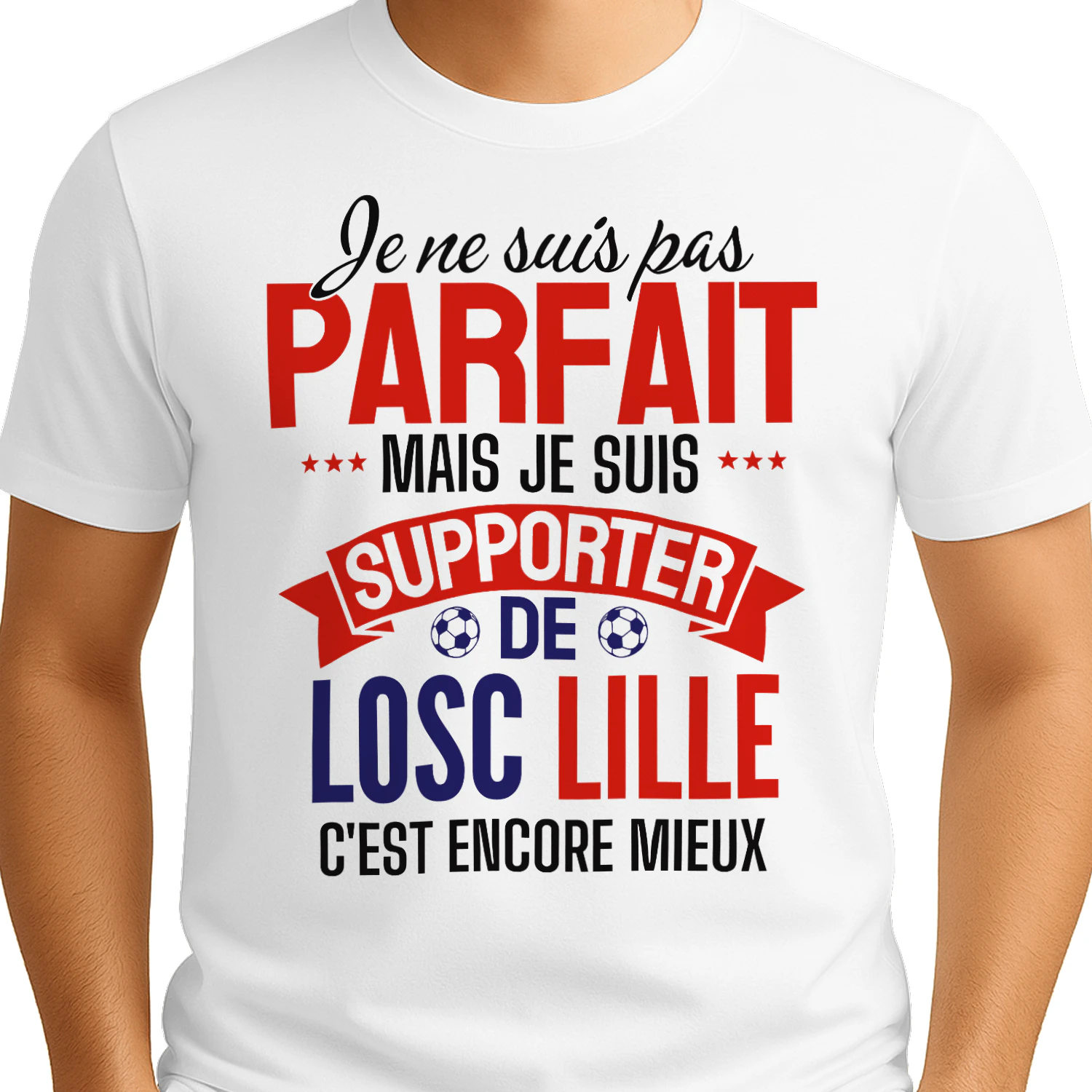 je ne suis pas parfait mais je suis supporter de LOSC LILLE c'est encore mieux
