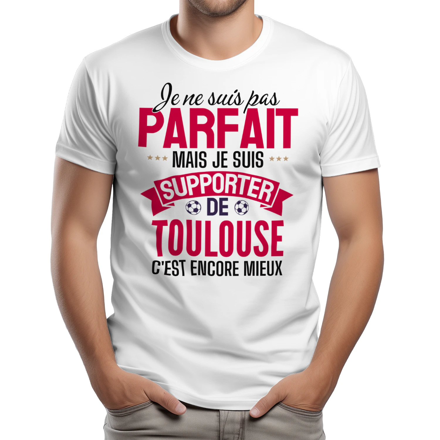 je ne suis pas parfait mais je suis supporter de toulouse c'est encore mieux