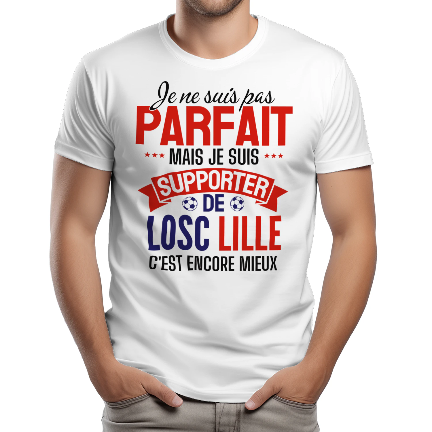 je ne suis pas parfait mais je suis supporter de LOSC LILLE c'est encore mieux