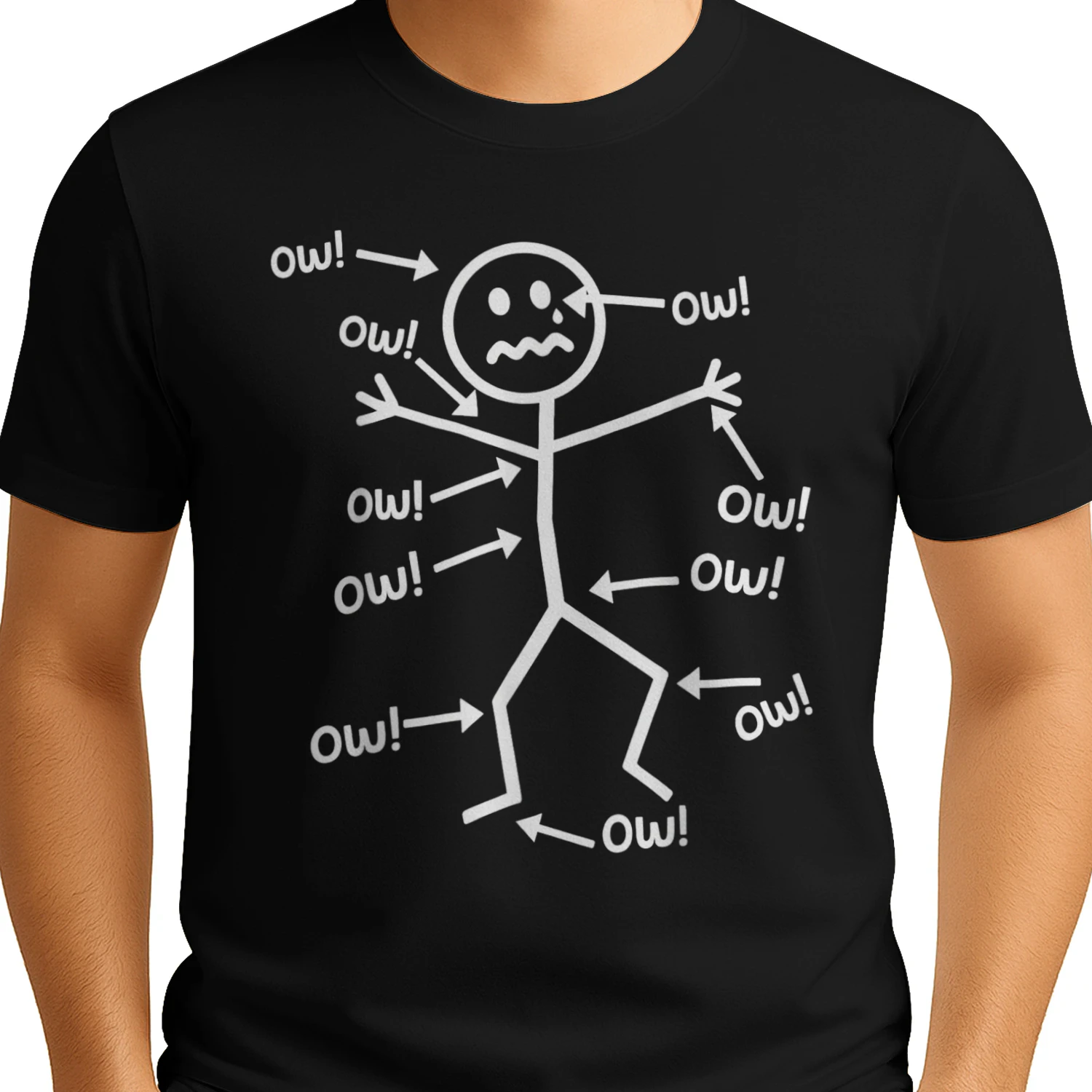 Funny Ow Ow Ow Ow Saying Classic Unisex T-shirt