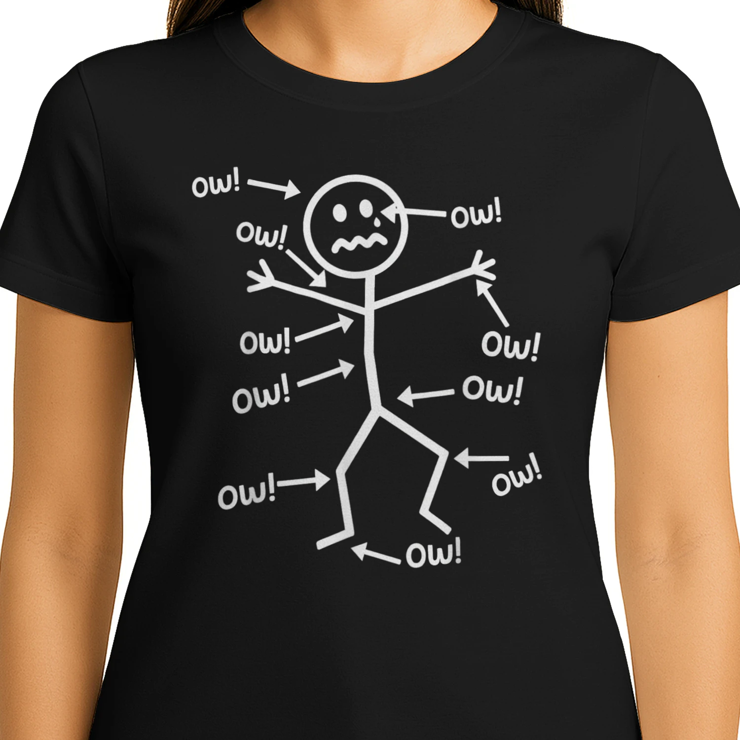 Funny Ow Ow Ow Ow Saying Classic Unisex T-shirt