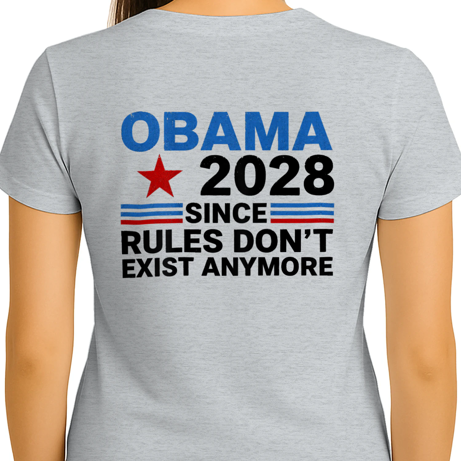 Obama 2028 Since Rules Don't Exist Anymore T-Shirt