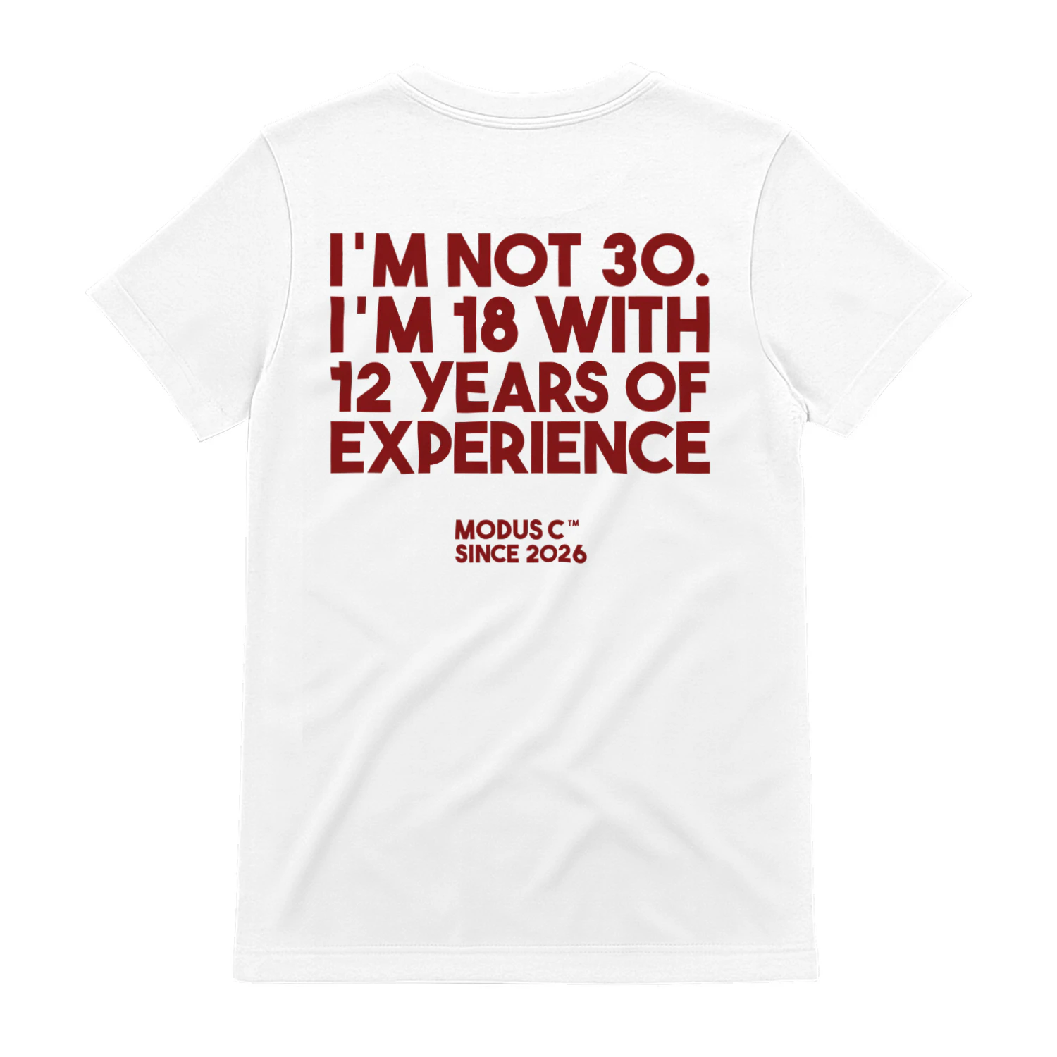 Funny I'm Not 30 I'm 18 With 12 Years Of Experience Graphic Classic Unisex T-shirt