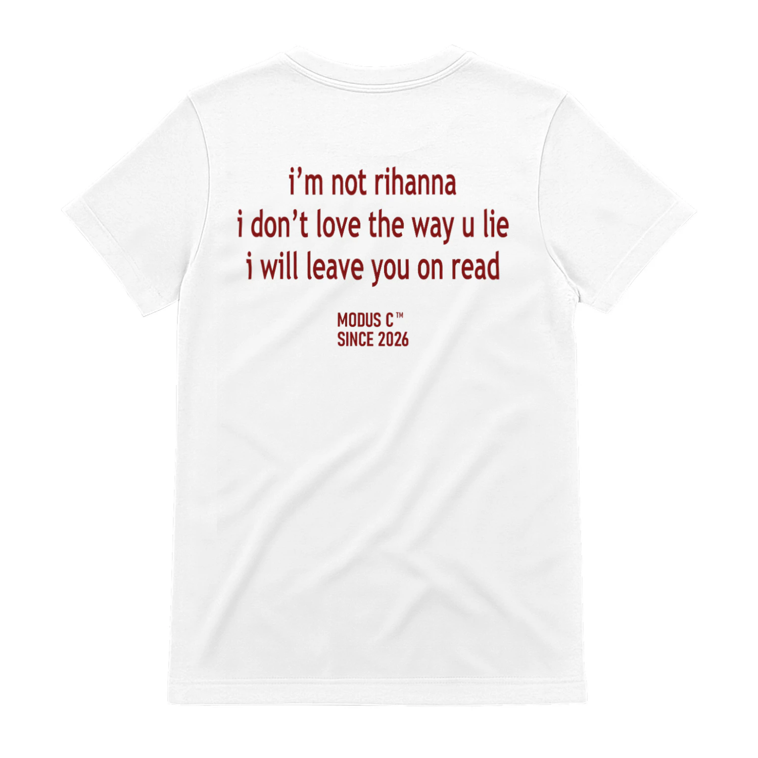 i'm not rihanna i'don't love the way u lie Classic Unisex T-shirt