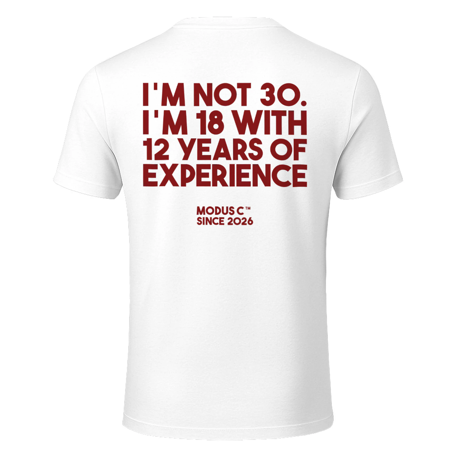 Funny I'm Not 30 I'm 18 With 12 Years Of Experience Graphic Classic Unisex T-shirt