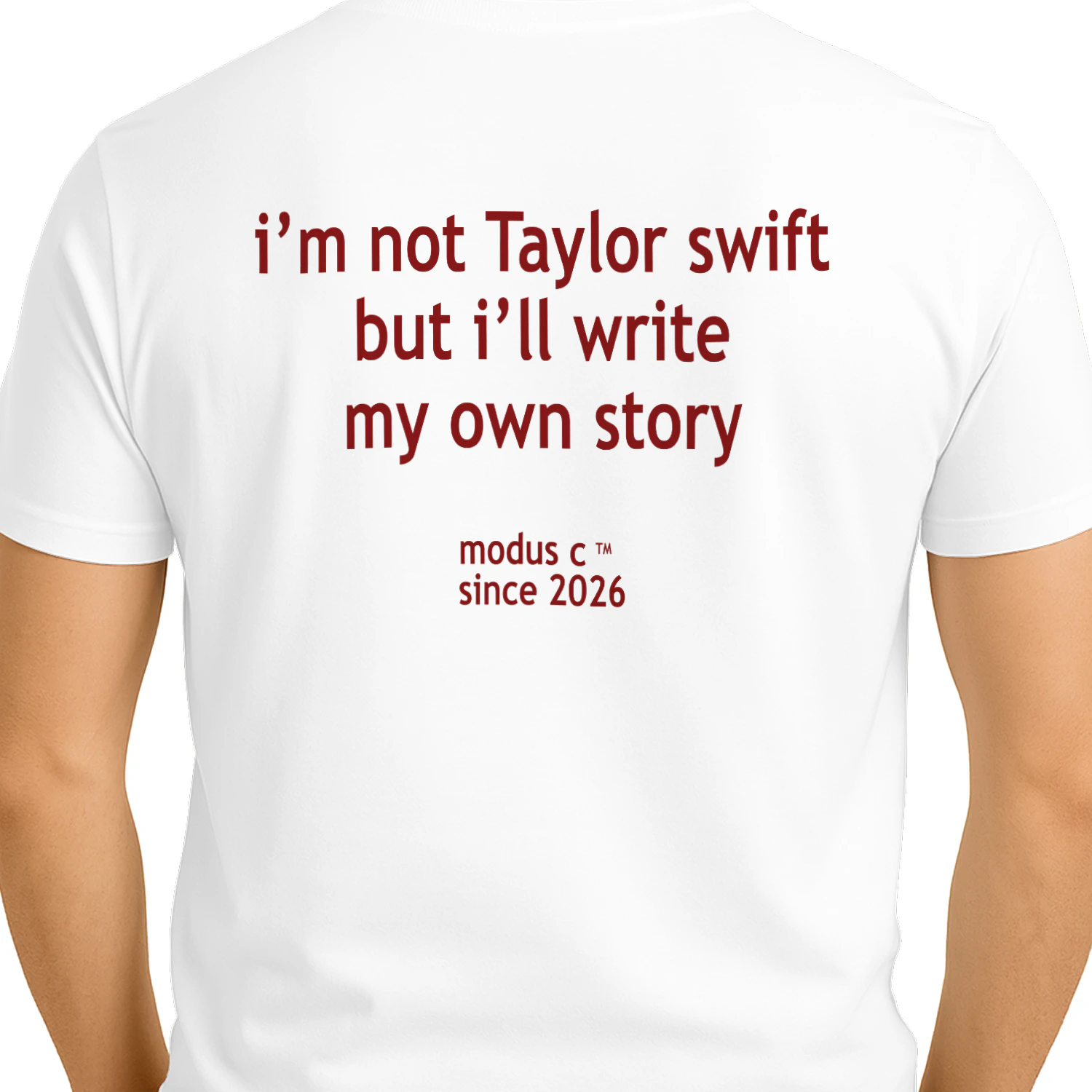 I'm Not Taylor Swift But I'll Write My Own Story Graphic Classic Unisex T-shirt