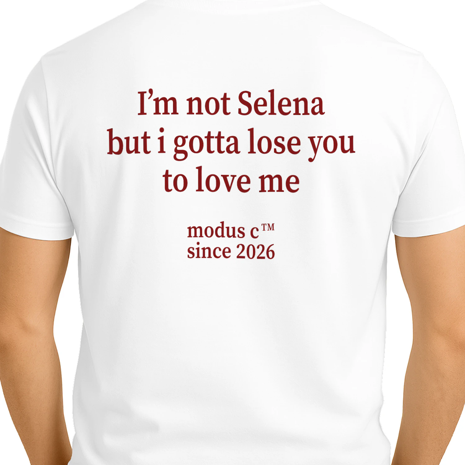 I'm Not Selena Gotta Lose You To Love Me Breakup Quote Classic Unisex T-shirt