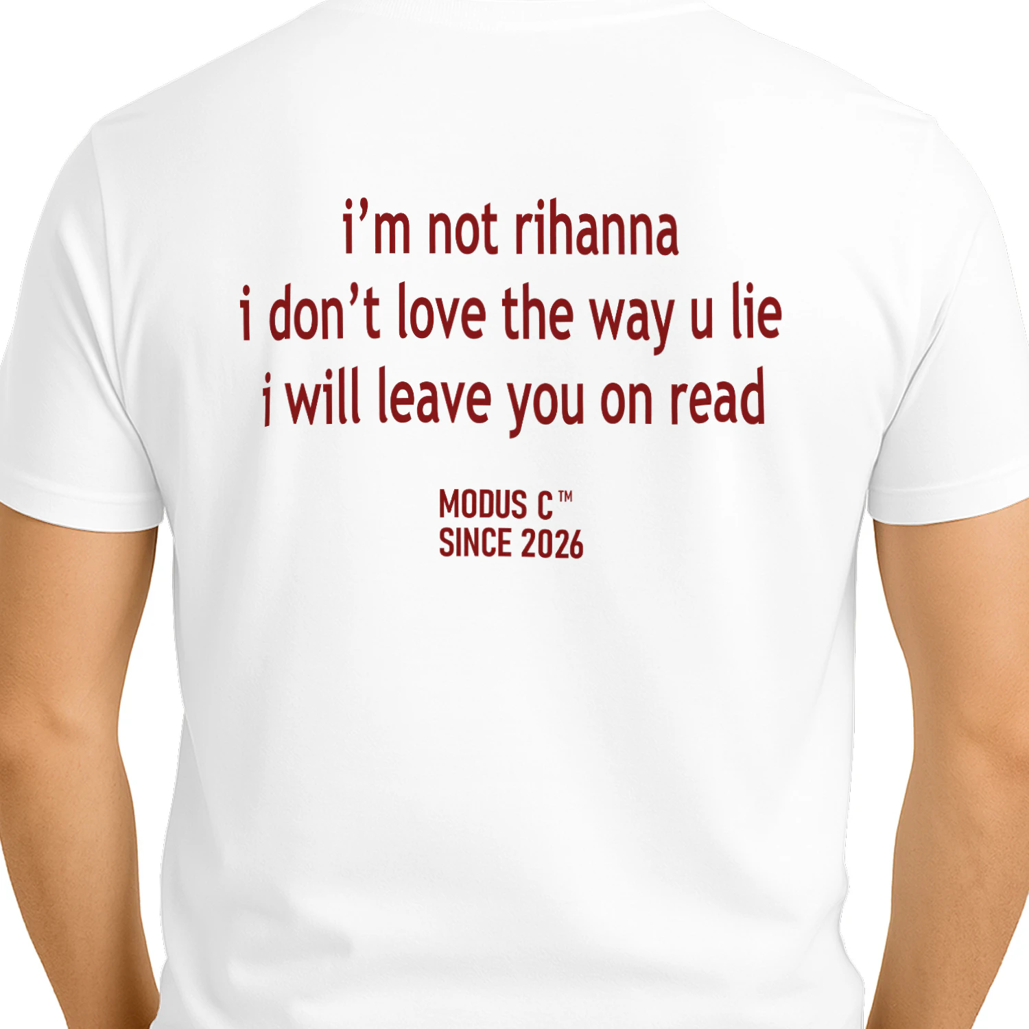 i'm not rihanna i'don't love the way u lie Classic Unisex T-shirt