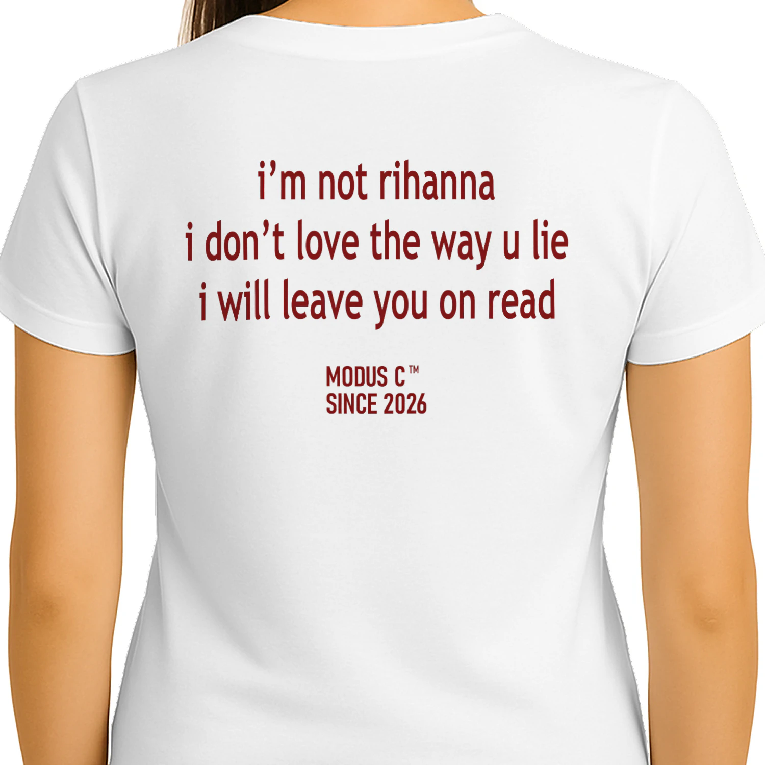 i'm not rihanna i'don't love the way u lie Classic Unisex T-shirt