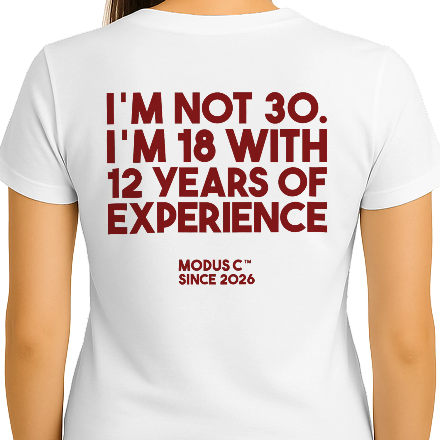 Funny I'm Not 30 I'm 18 With 12 Years Of Experience Graphic Classic Unisex T-shirt