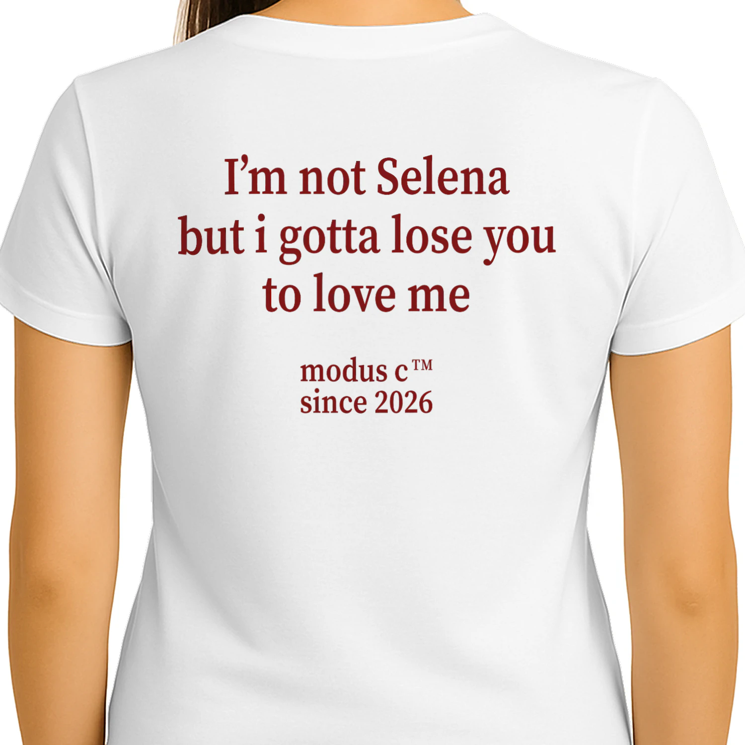 I'm Not Selena Gotta Lose You To Love Me Breakup Quote Classic Unisex T-shirt