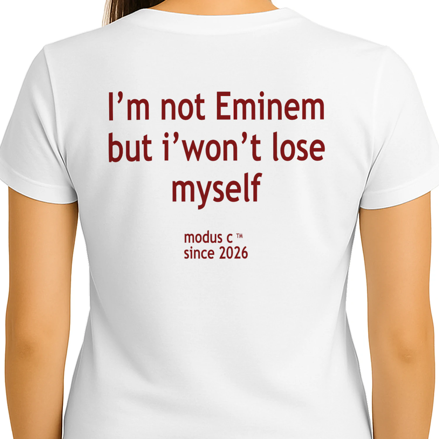 I'm Not Eminem But I Won't Lose Myself Graphic Classic Unisex T-shirt