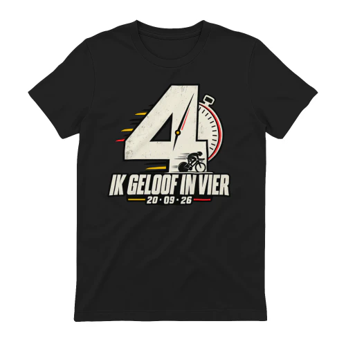Ik Geloof In Vier – Wielrennen T-Shirt 20.09.26