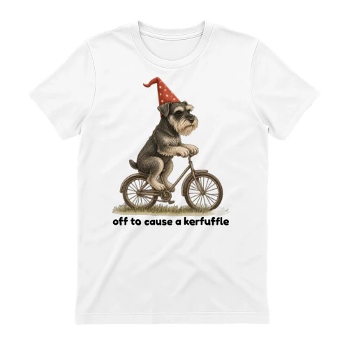 Schnauzer Off to Cause a Kerfuffle 