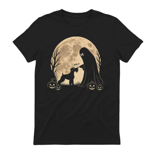 Ghostly Moonlit Schnauzer Boop Scene