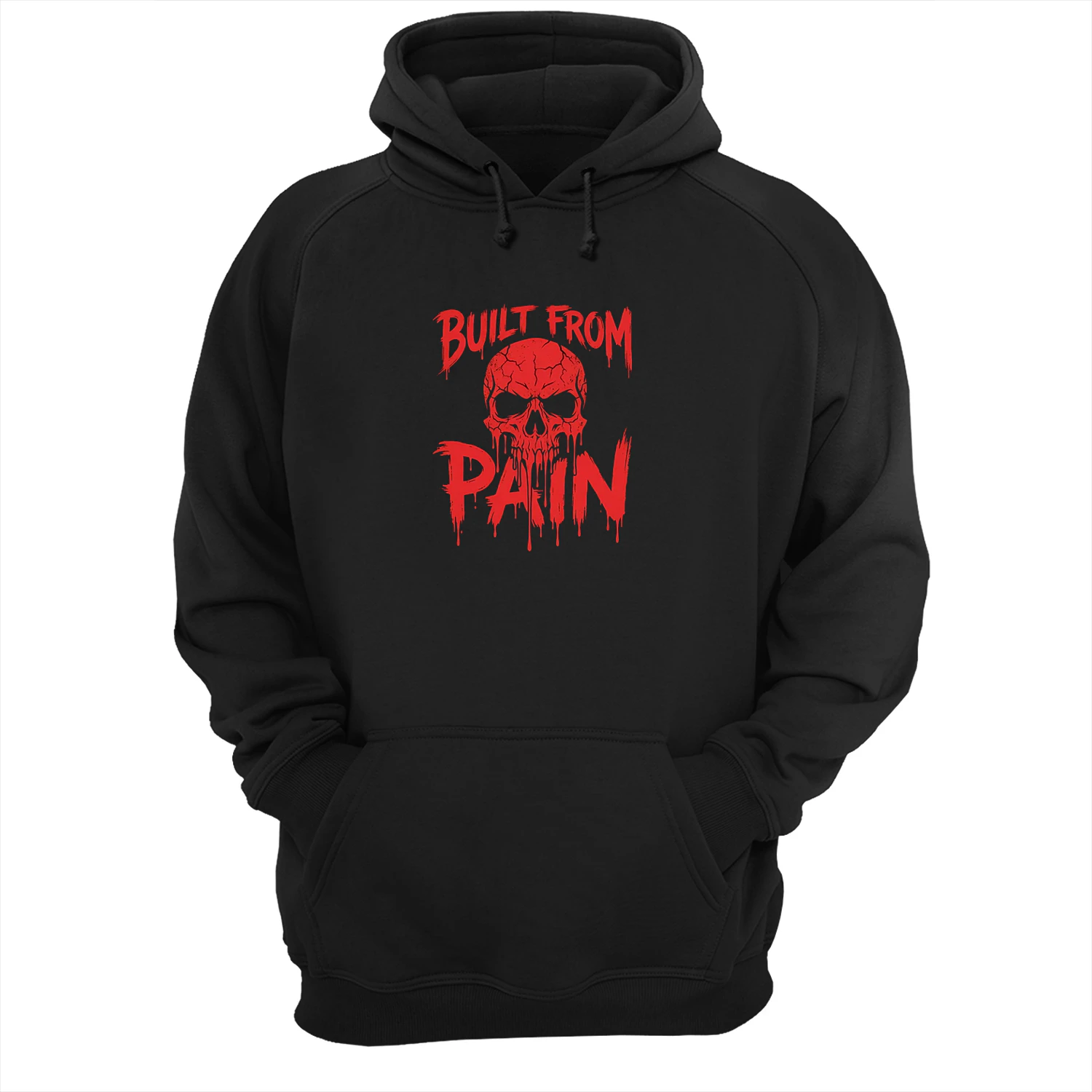 Built From Pain Skull Hoodie
