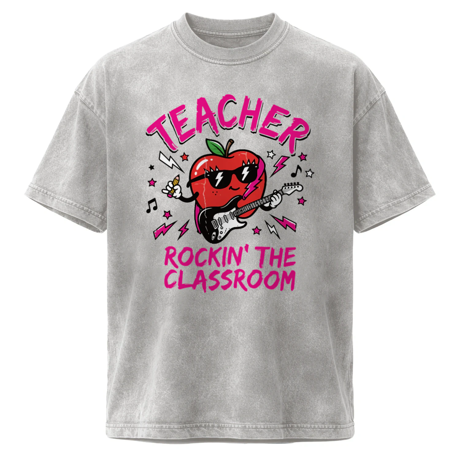 TEACHER ROCK IN CLASSROOM