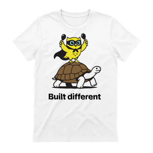 Built Different Turtle Tee