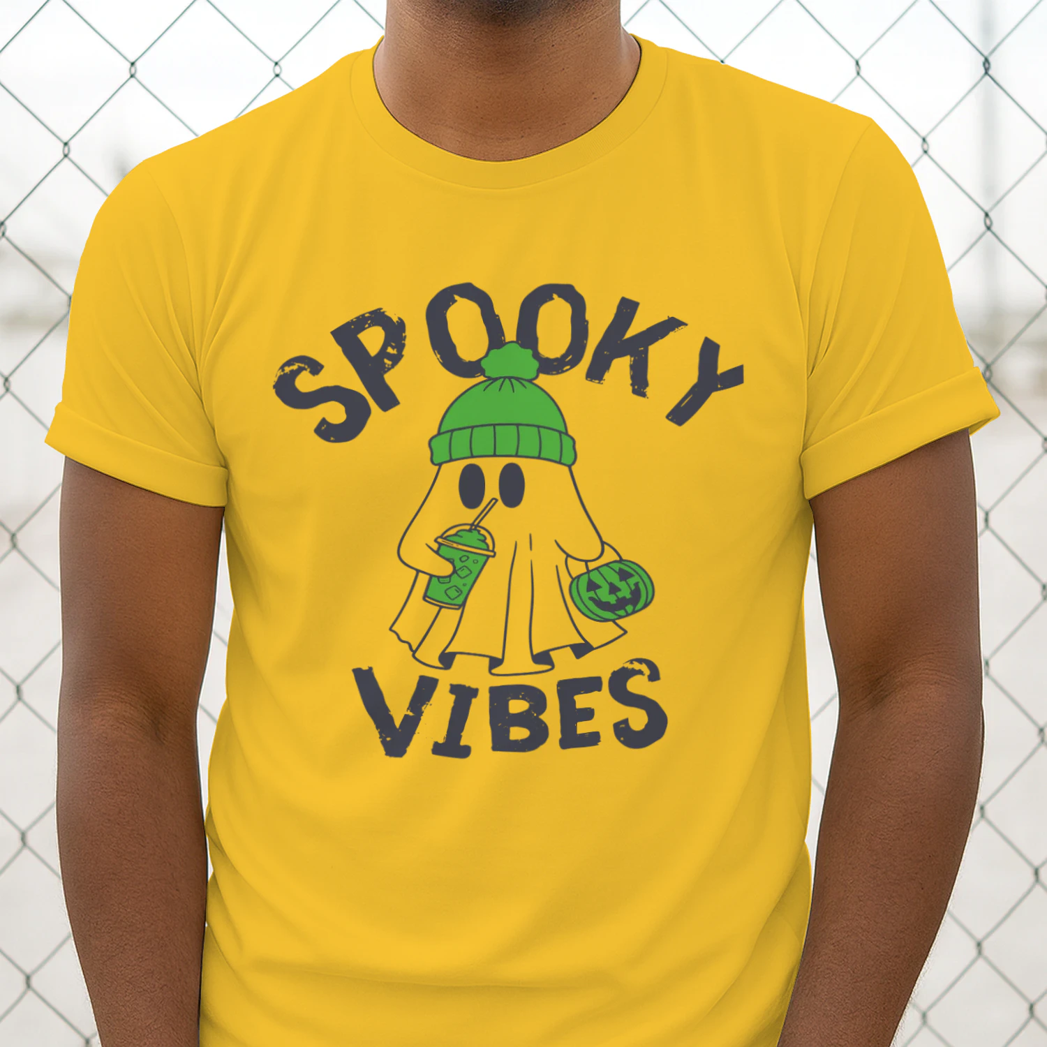 Spooky Vibes Ghost 