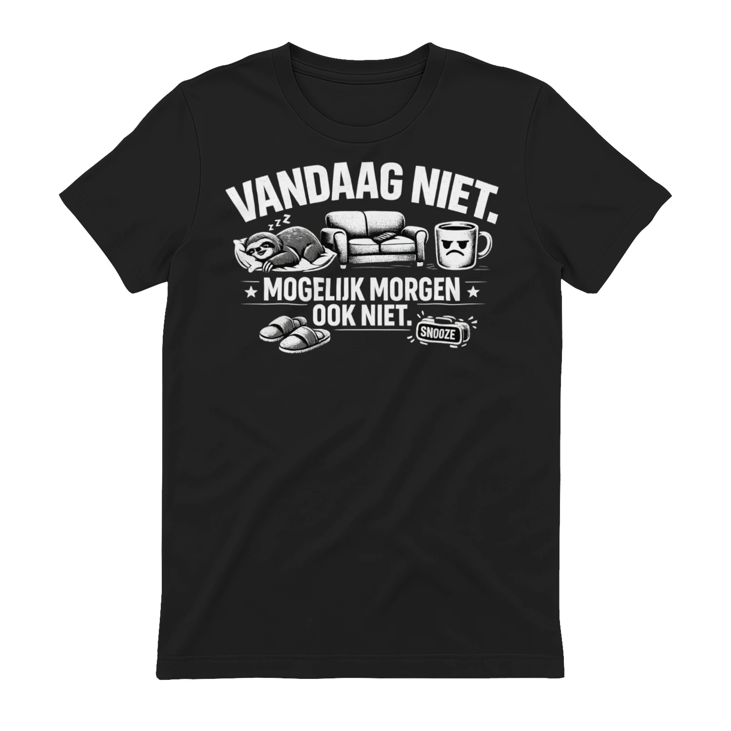 Vandaag Niet. Mogelijk Morgen Ook Niet. | Grappig Nederlands Luiheid T-Shirt
