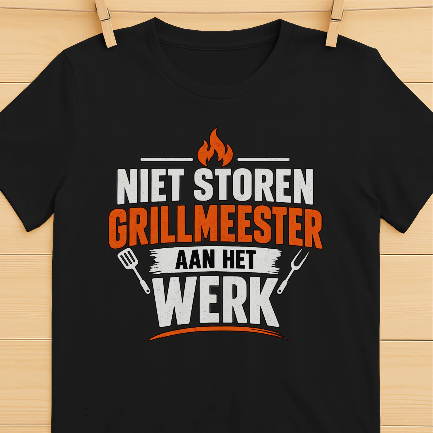 Niet Storen – Grillmeester Aan Het Werk | Grappig BBQ T-Shirt