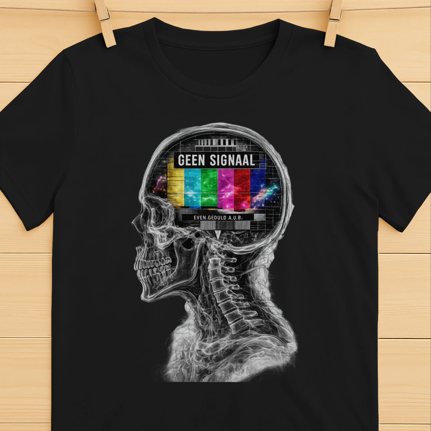 GEEN SIGNAAL – Even Geduld A.U.B. – Sarcastisch Dutch Humor T-Shirt