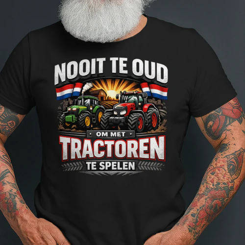 Nooit Te Oud Om Met Tractoren Te Spelen β Grappig