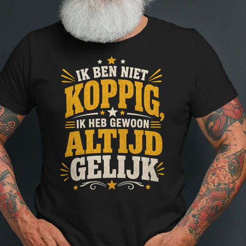 IK BEN NIET KOPPIG