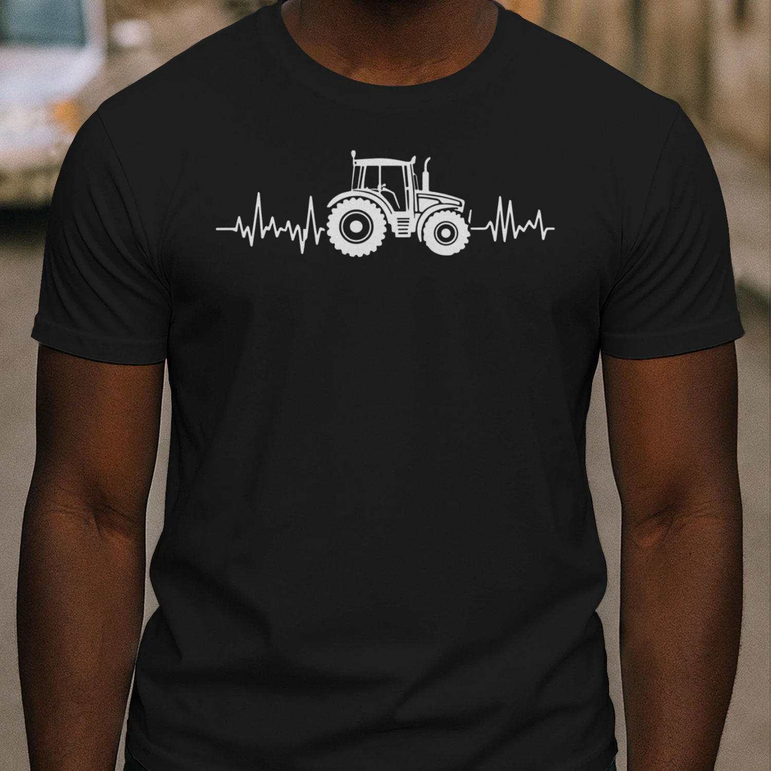 Tractor Hartslag T-Shirt – Perfect voor Tractorliefhebbers en Boeren