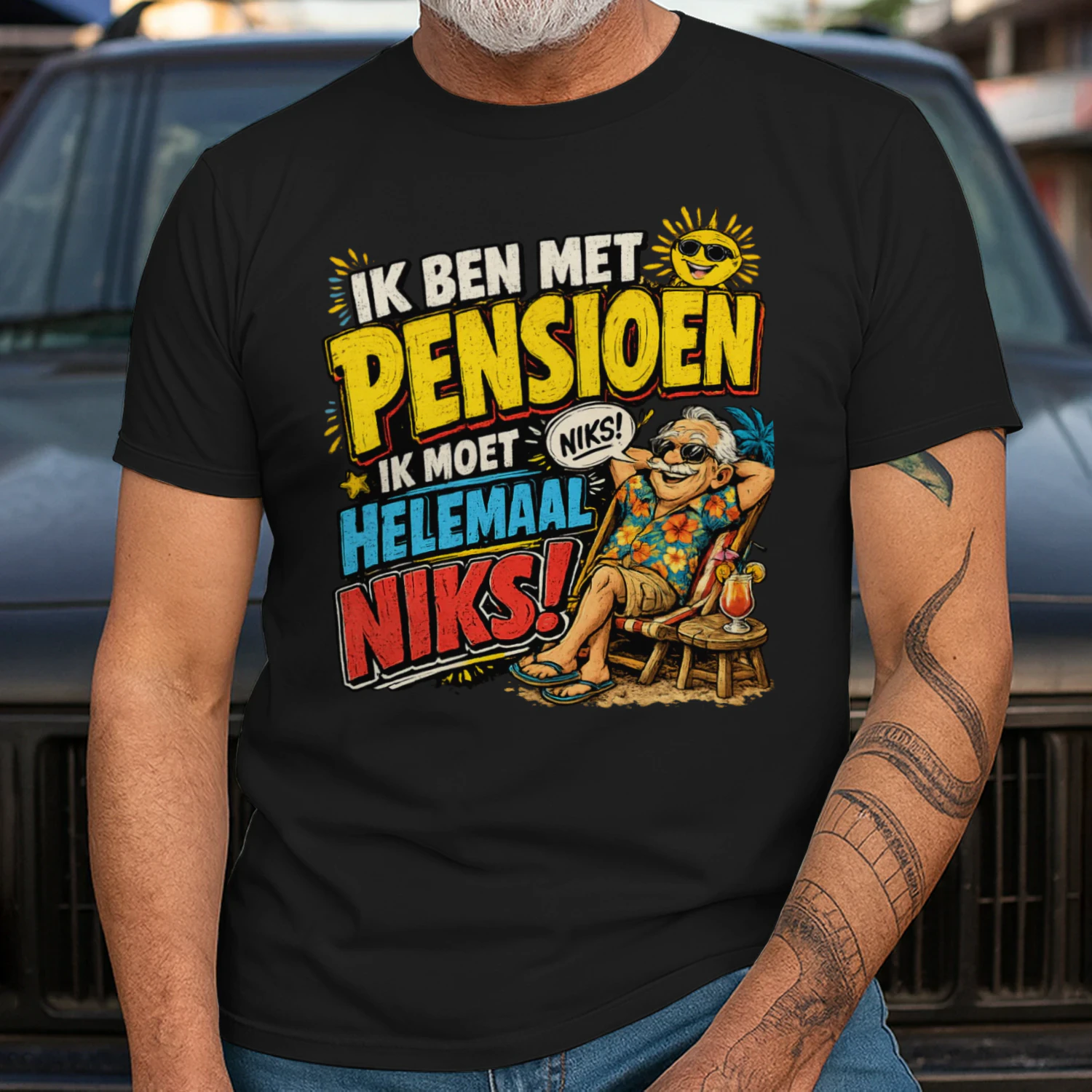Ik Ben Met Pensioen – Ik Moet Helemaal Niks! | Grappig Pensioen T-Shirt